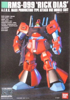 Bandai HGUC 033 Gundam RMS-099 RICK DIAS 1/144 Scale Kit 9 Bandai HGUC 033 Gundam RMS-099 RICK DIAS 1/144 Scale Kit -Model Saga Shop 0537 3 38733.1298119973