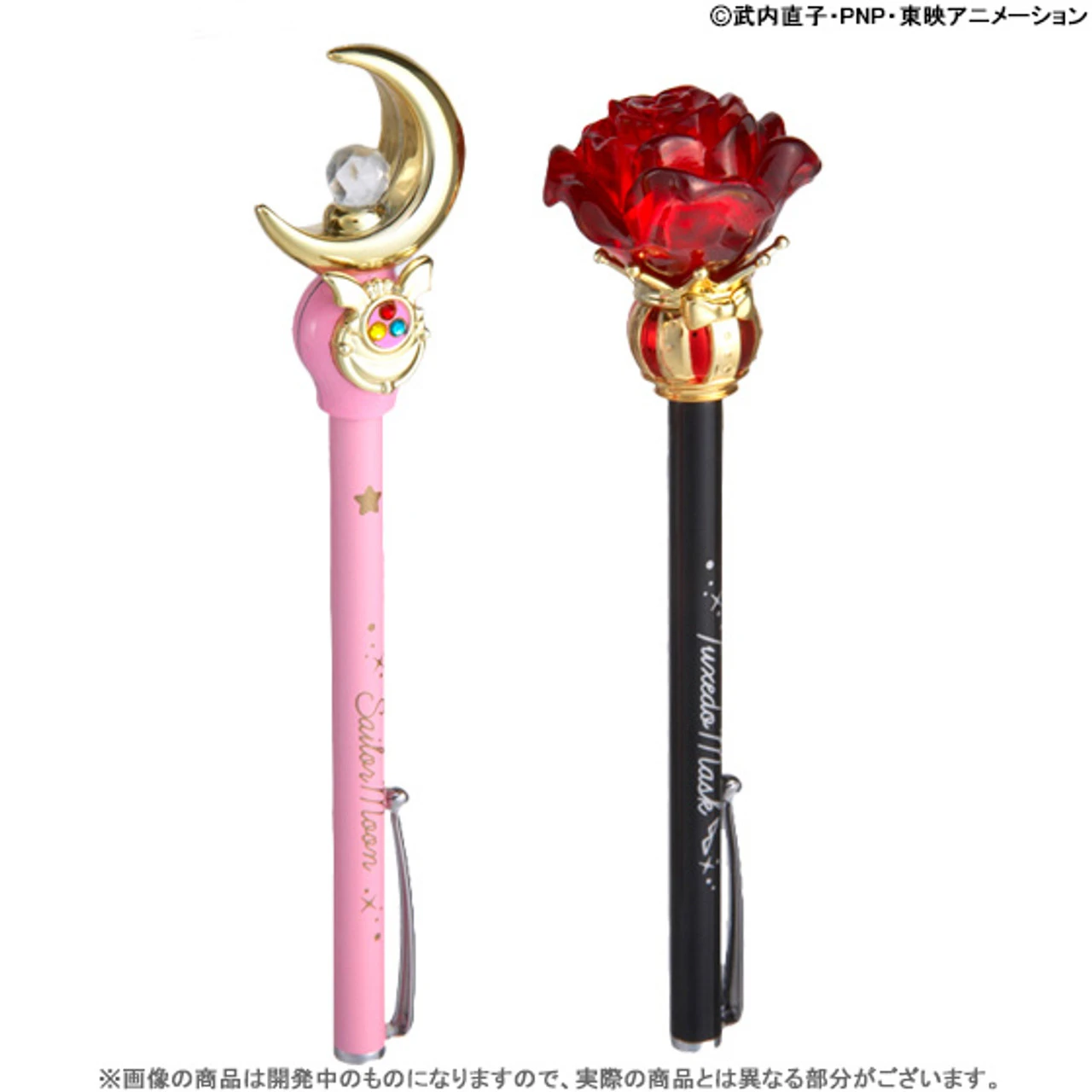 BANDAI Premium SailorMoon Prism Indication Stationery Ball Stick USAGI & MAMORU SET 4 BANDAI Premium SailorMoon Prism Indication Stationery Ball Stick USAGI & MAMORU SET - Image 2