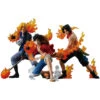 BANDAI Premium One Piece ATTACK STYLING Three Brothers Of Flame SET Of 3 PVC Figure -Model Saga Shop 1000098228 1 18099.1434530201