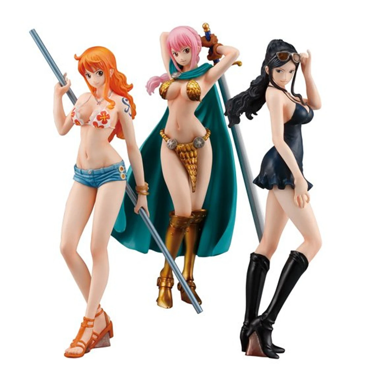 Bandai One Piece STYLING Girls Selection (Nami/Robin/Rebecca) PVC Figure 3 Bandai One Piece STYLING Girls Selection (Nami/Robin/Rebecca) PVC Figure