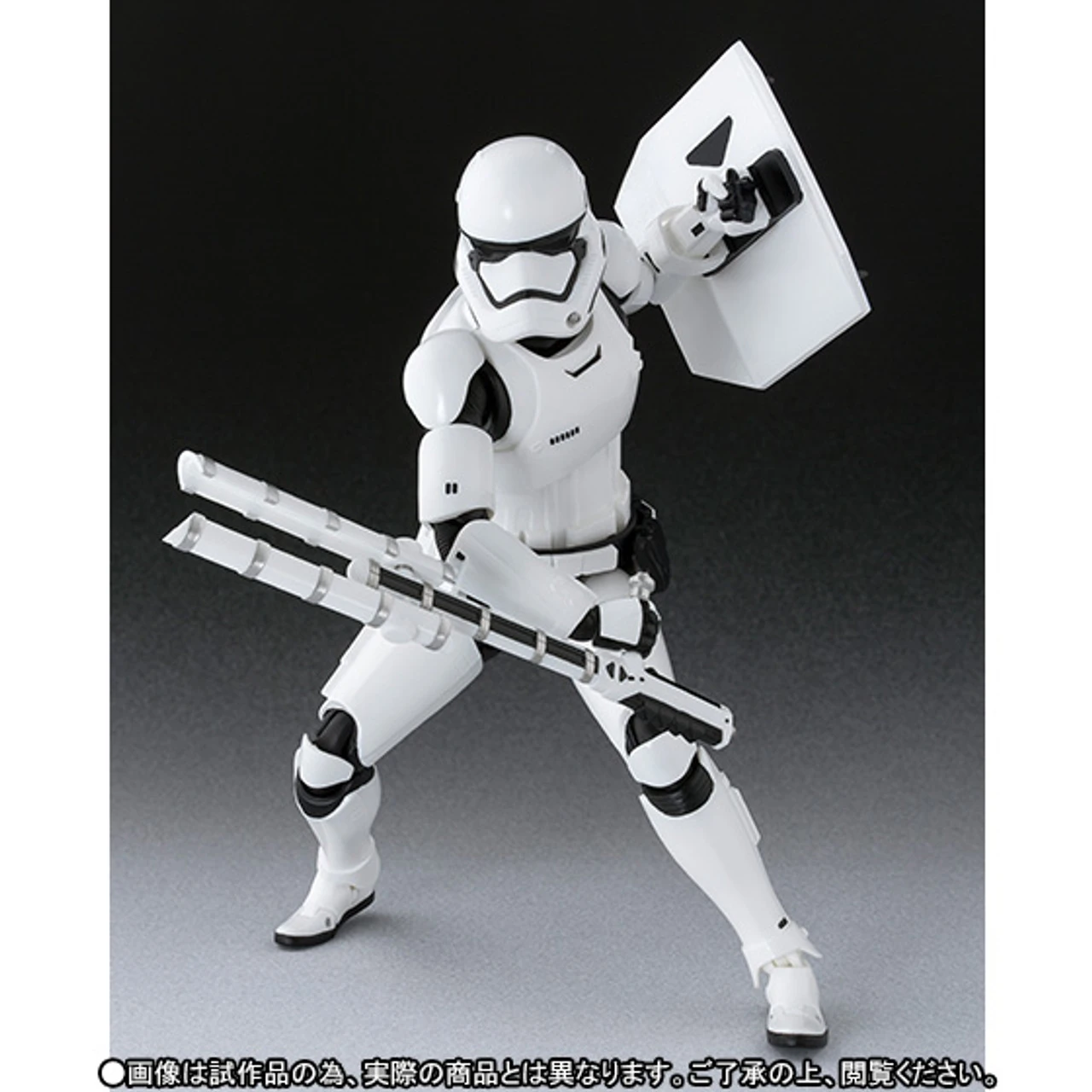 Bandai S.H.Figuarts First Order Storm Trooper&(Shield & Baton) Action Figure 6 Bandai S.H.Figuarts First Order Storm Trooper&(Shield & Baton) Action Figure - Image 4