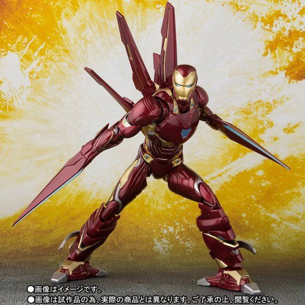 Bandai S.H.Figuarts IRON MAN MK-50 Nano-Weapon SET (Avengers: Infinity War) Action Figure 4 Bandai S.H.Figuarts IRON MAN MK-50 Nano-Weapon SET (Avengers: Infinity War) Action Figure - Image 2