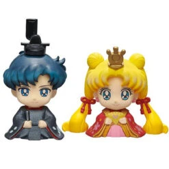 Bandai Petit Chara! Pretty Guardian Sailor Moon Hinamatsuri [Usagi&Mori Ver.]&[Haruka&Michiru Ver.] Set PVC Figure -Model Saga Shop 1000129216 4 08583.1538191476
