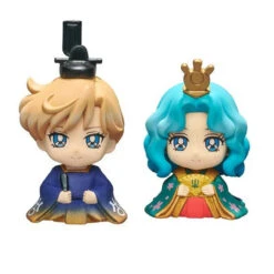 Bandai Petit Chara! Pretty Guardian Sailor Moon Hinamatsuri [Usagi&Mori Ver.]&[Haruka&Michiru Ver.] Set PVC Figure -Model Saga Shop 1000129216 5 66123.1538191476