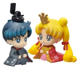 Bandai Petit Chara! Pretty Guardian Sailor Moon Hinamatsuri [Usagi&Mori Ver.]&[Haruka&Michiru Ver.] Set PVC Figure -Model Saga Shop 1000129216 6 63819.1538191476