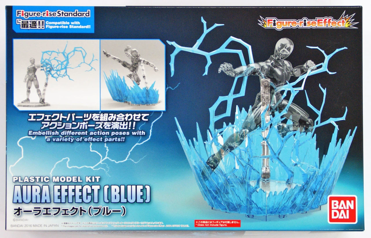 Bandai Figure-Rise Effect 129714 Aura Effect (Blue) Plastic Model Kit 3 Bandai Figure-Rise Effect 129714 Aura Effect (Blue) Plastic Model Kit