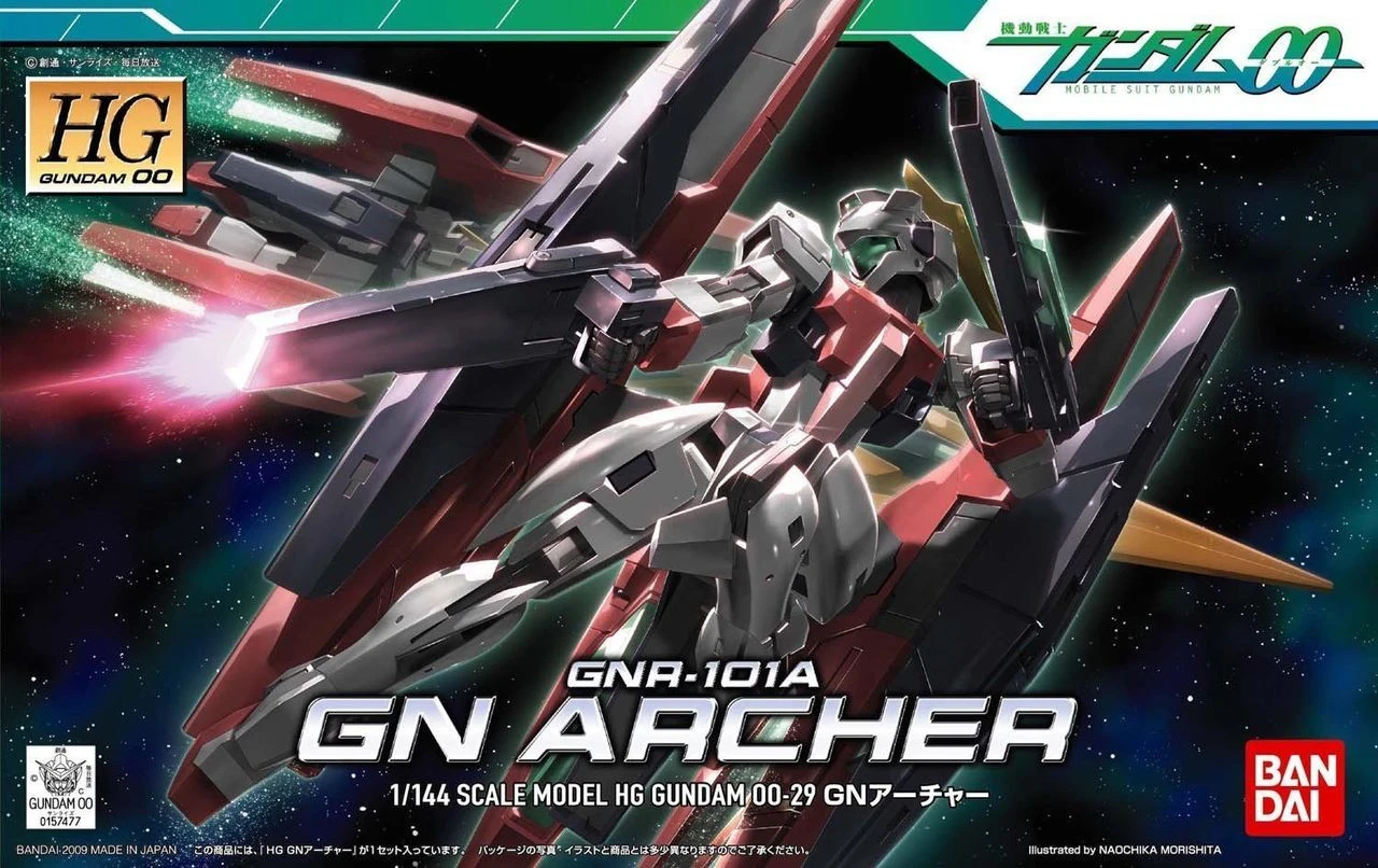 Bandai HG OO 29 Gundam GNR-101A GN ARCHER 1/144 Scale Kit 3 Bandai HG OO 29 Gundam GNR-101A GN ARCHER 1/144 Scale Kit