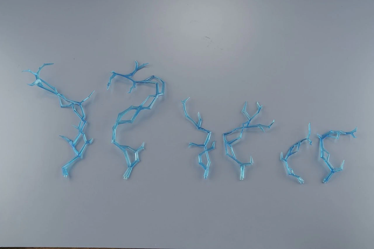 Bandai Figure-Rise Effect 129714 Aura Effect (Blue) Plastic Model Kit 7 Bandai Figure-Rise Effect 129714 Aura Effect (Blue) Plastic Model Kit - Image 5