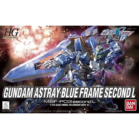 Bandai Hobby Gundam SEED Destiny Astray Blue Frame Second L HG 1/144 Model Kit 3 Bandai Hobby Gundam SEED Destiny Astray Blue Frame Second L HG 1/144 Model Kit
