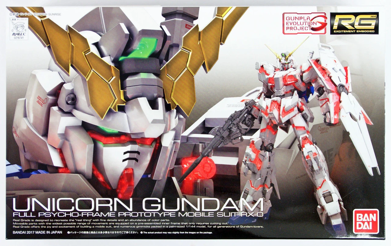 Bandai RG 1/144 RX-0 Unicorn Gundam Plastic Model 3 Bandai RG 1/144 RX-0 Unicorn Gundam Plastic Model