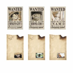 Bandai Candy One Piece Character Magnets Wanted Poster Collection 14pcs Box