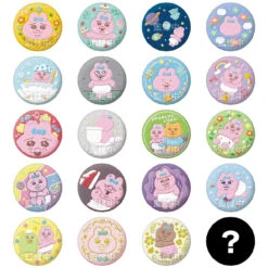 Bandai Candy Opanchu Usagi Button Badge Collection 14pcs Box
