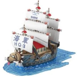 Bandai Hobby One Piece Garp's Marine Warship Grand Ship Collection Model Kit 7 Bandai Hobby One Piece Garp's Marine Warship Grand Ship Collection Model Kit -Model Saga Shop 4573102574237 3