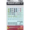 Bandai Hobby Gundam Decal GD-16 1/100 Scale Earth Federation Water Slide Decal -Model Saga Shop 4573102574886 1