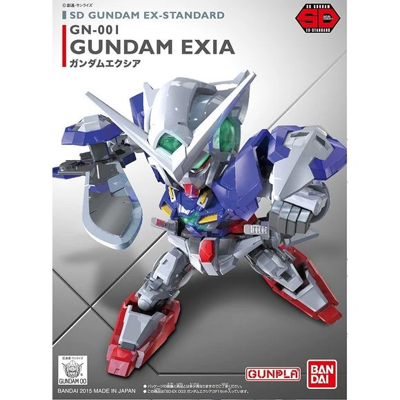 Bandai Hobby SD EX-Standard 00 003 GN-001 Gundam Exia Model Kit 5 Bandai Hobby SD EX-Standard 00 003 GN-001 Gundam Exia Model Kit - Image 3