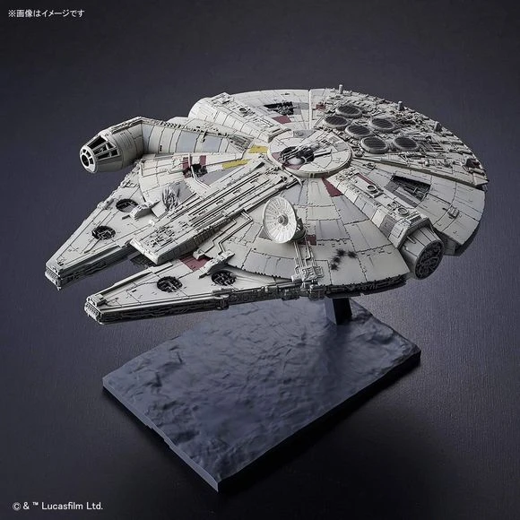 Bandai Star Wars The Rise Of Skywalker Millennium Falcon 1/144 Scale Model Kit 4 Bandai Star Wars The Rise Of Skywalker Millennium Falcon 1/144 Scale Model Kit - Image 2