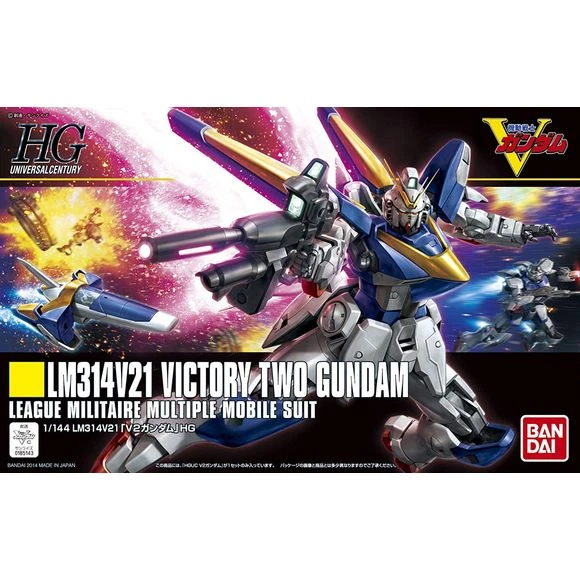 Bandai Hobby HGUC V2 Victory Two Gundam HG 1/144 Model Kit 3 Bandai Hobby HGUC V2 Victory Two Gundam HG 1/144 Model Kit