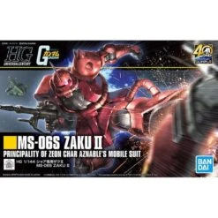 Bandai Hobby Gundam HGUC #234 MS-06S Zaku II Char Custom HG 1/144 Model Kit