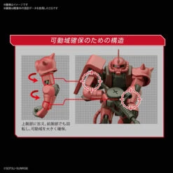 Bandai HGUC 234 Gundam Char's Custom Zaku II 1/144 Scale Kit -Model Saga Shop 4573102604538 880aea19d86e0d99672e5ba4cea1ab90 64420.1596182451