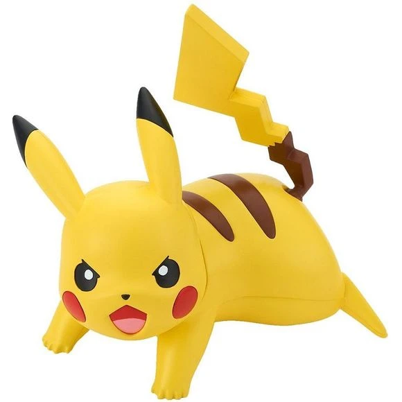 Bandai PLAMO Collection Quick!! 03 Pikachu Battle Pose Plastic Model Kit 4 Bandai PLAMO Collection Quick!! 03 Pikachu Battle Pose Plastic Model Kit - Image 2