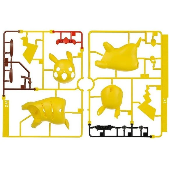 Bandai PLAMO Collection Quick!! 03 Pikachu Battle Pose Plastic Model Kit 5 Bandai PLAMO Collection Quick!! 03 Pikachu Battle Pose Plastic Model Kit - Image 3