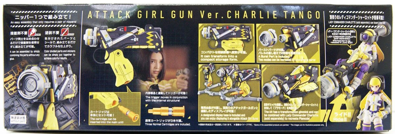 Bandai Girl Gun Lady 1/1 Attack Girl Gun Ver. Charlie Tango Plastic Model 4 Bandai Girl Gun Lady 1/1 Attack Girl Gun Ver. Charlie Tango Plastic Model - Image 2