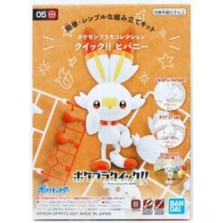 Bandai Hobby Pokemon PLAMO Collection Quick!! 05 Scorbunny Plastic Model Kit