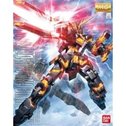 Bandai Hobby RX-0 Unicorn Gundam 02 Banshee MG 1/100 Scale Model Kit