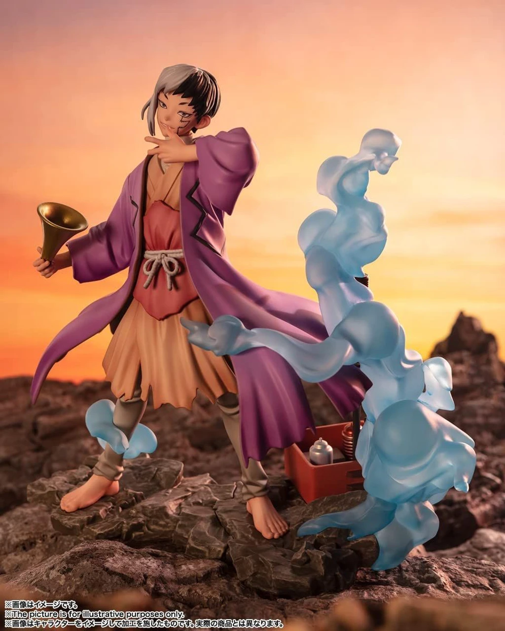 Bandai Figuarts ZERO Gen Asagiri Figure (Dr. STONE) 8 Bandai Figuarts ZERO Gen Asagiri Figure (Dr. STONE) - Image 6