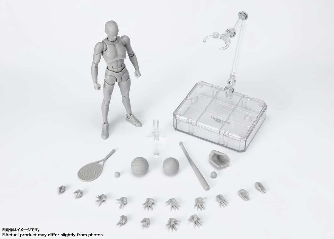 Bandai S.H. Figuarts Body-kun Sports Edition DX SET Figure (Gray Color Ver.) 11 Bandai S.H. Figuarts Body-kun Sports Edition DX SET Figure (Gray Color Ver.) - Image 9