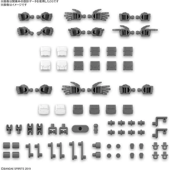 Bandai Hobby Option Parts Set 12 Hand Parts/Multi-joint 1/144 Scale Model Kit 3 Bandai Hobby Option Parts Set 12 Hand Parts/Multi-joint 1/144 Scale Model Kit