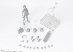 Bandai S.H. Figuarts Body-kun School Life Edition DX SET Figure (Gray Color Ver.)
