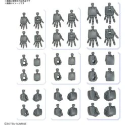 (PRE-ORDER: July 2024) Bandai Hobby Gundam Option Parts Set Gunpla 04 (Build Hands Round)