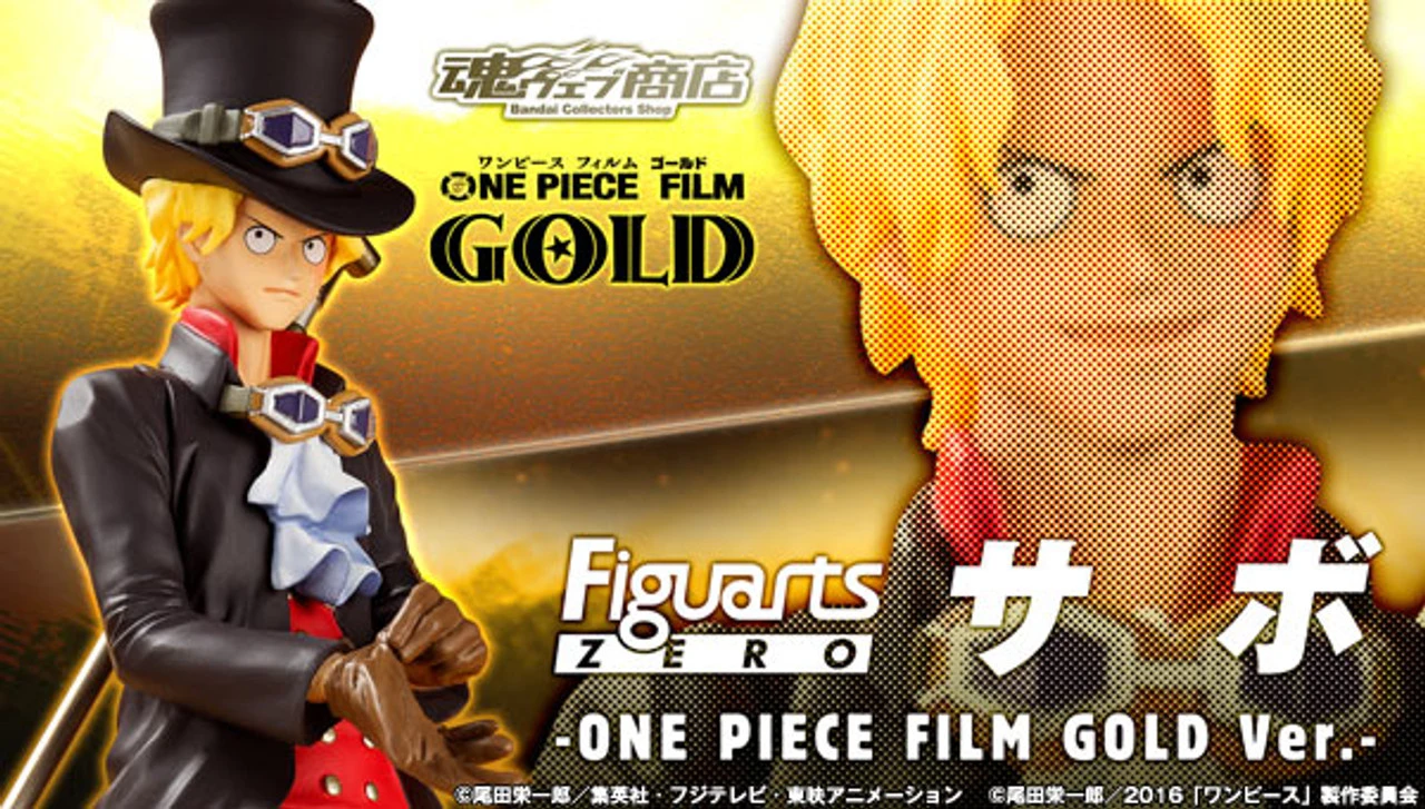 Bandai Figuarts Zero Sabo ONE PIECE FILM GOLD Ver. PVC Figure 3 Bandai Figuarts Zero Sabo ONE PIECE FILM GOLD Ver. PVC Figure