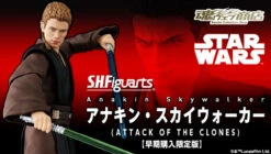 Bandai S.H.Figuarts Anakin Skywalker(ATTACK OF THE CLONES)Action Figure W/bonus
