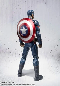 Bandai S.H.Figuarts Captain America (Civil War) Action Figure -Model Saga Shop item 0000011259 10ZawU3W 04 1 31190.1452069774