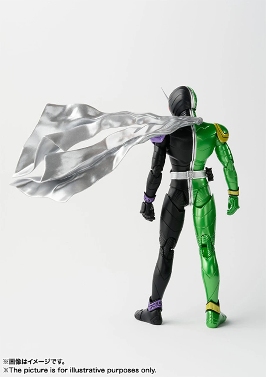 Bandai S.H.Figuarts (Shinkoccou Seihou) Kamen Rider W Cyclone Joker Action Figure 4 Bandai S.H.Figuarts (Shinkoccou Seihou) Kamen Rider W Cyclone Joker Action Figure - Image 2