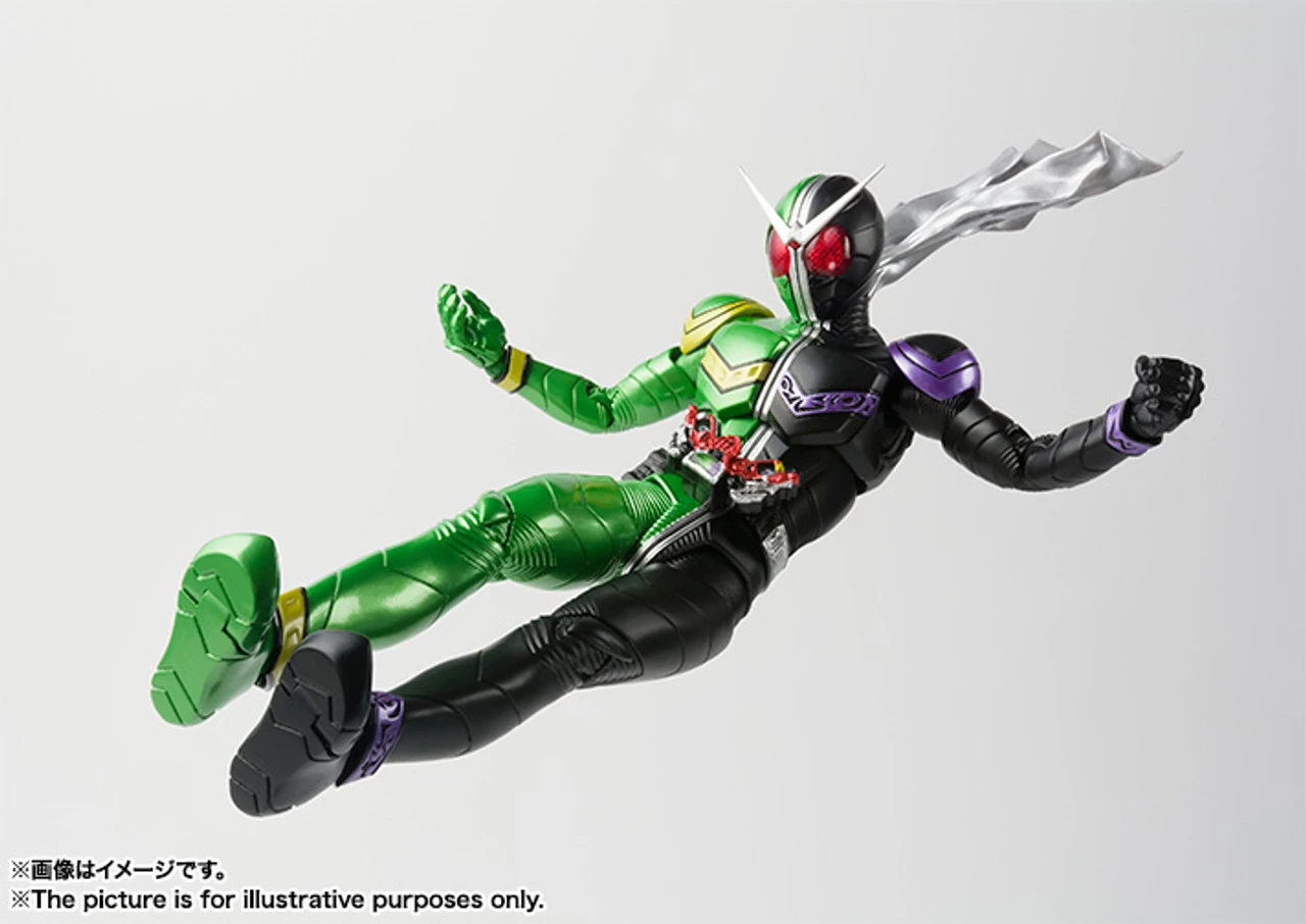 Bandai S.H.Figuarts (Shinkoccou Seihou) Kamen Rider W Cyclone Joker Action Figure 10 Bandai S.H.Figuarts (Shinkoccou Seihou) Kamen Rider W Cyclone Joker Action Figure - Image 8