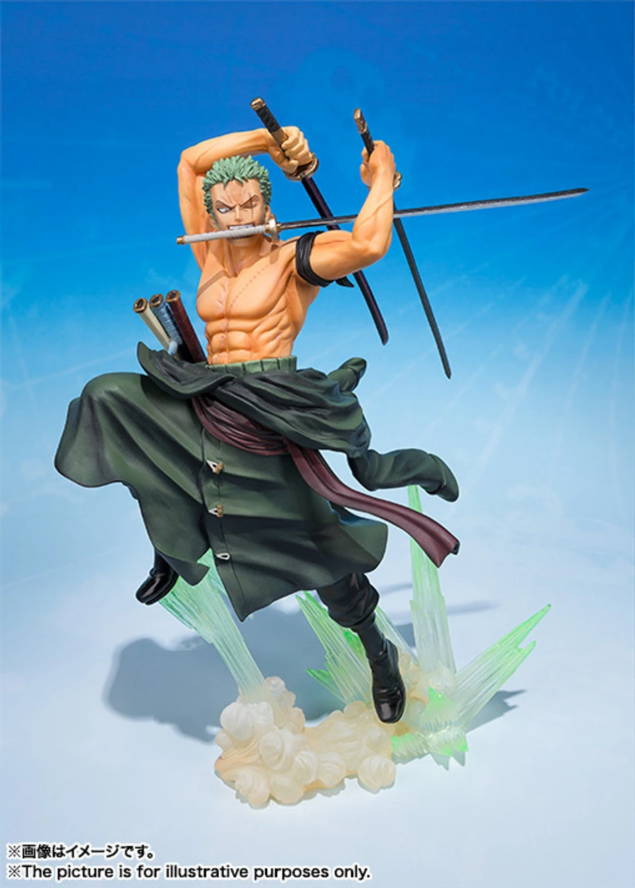 Bandai Figuarts Zero Roronoa Zoro Hunting PVC Figure 5 Bandai Figuarts Zero Roronoa Zoro Hunting PVC Figure - Image 3