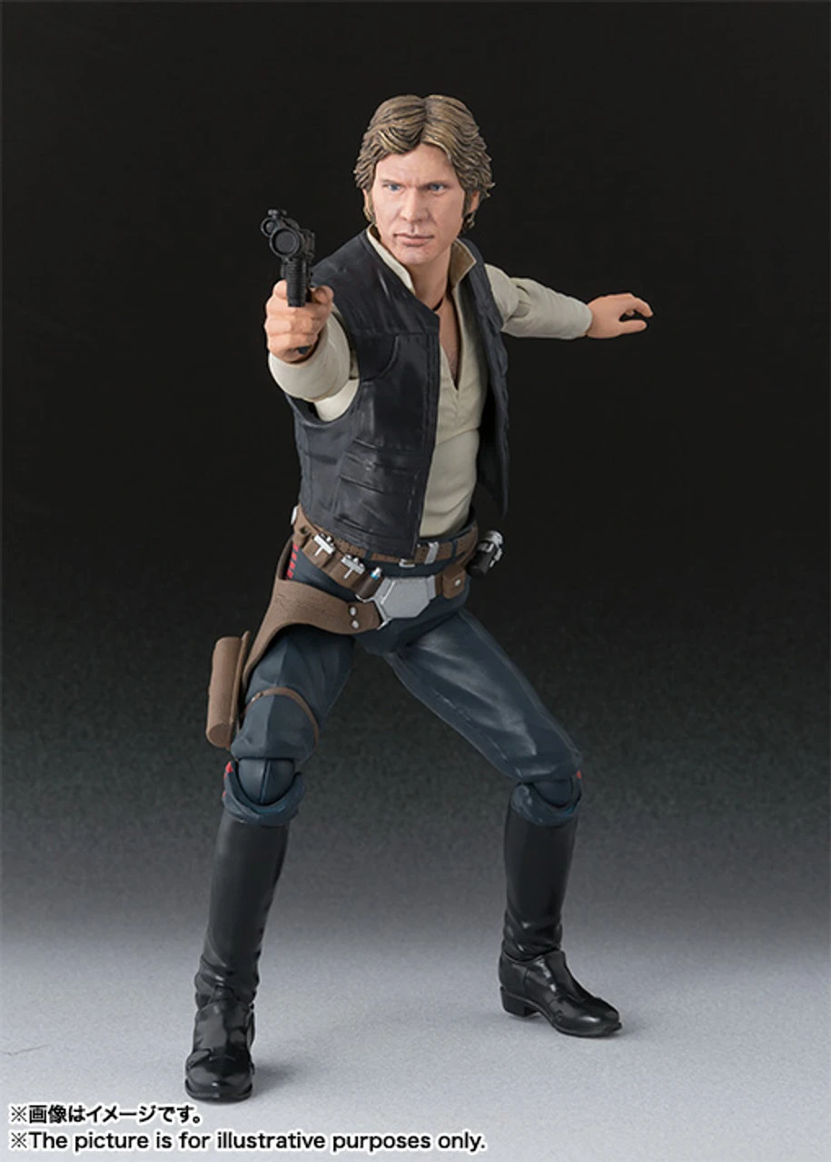 Bandai S.H.Figuarts Han Solo (A New Hope) Action Figure ( JUN 2018 ) 6 Bandai S.H.Figuarts Han Solo (A New Hope) Action Figure ( JUN 2018 ) - Image 4