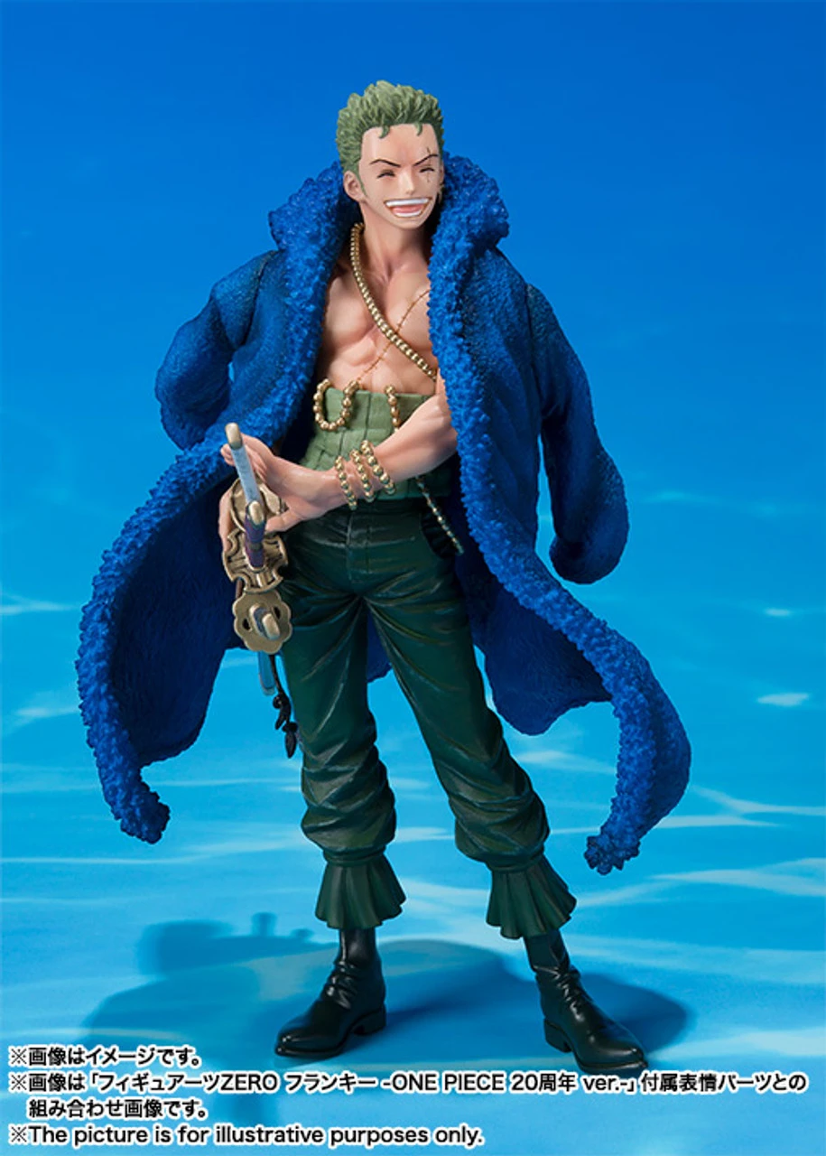 Bandai Figuarts Zero Roronoa Zoro -One Piece 20th Anniversary Ver.- PVC Figure (Completed) 6 Bandai Figuarts Zero Roronoa Zoro -One Piece 20th Anniversary Ver.- PVC Figure (Completed) - Image 4