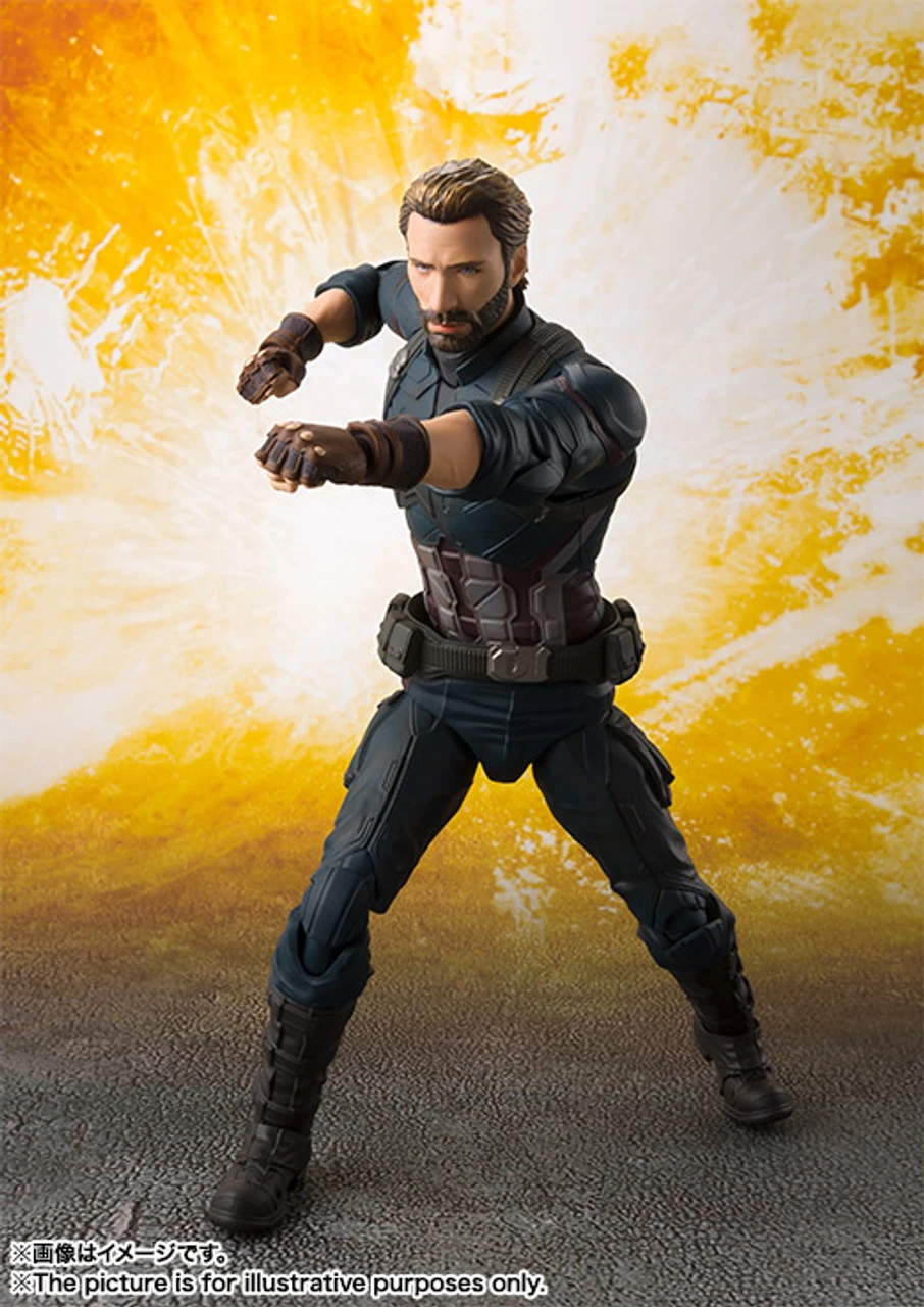 Bandai S.H.Figuarts Captain America (Avengers: Infinity War) Action Figure (Completed) 5 Bandai S.H.Figuarts Captain America (Avengers: Infinity War) Action Figure (Completed) - Image 3