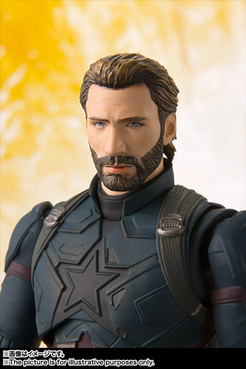 Bandai S.H.Figuarts Captain America (Avengers: Infinity War) Action Figure (Completed) 6 Bandai S.H.Figuarts Captain America (Avengers: Infinity War) Action Figure (Completed) - Image 4