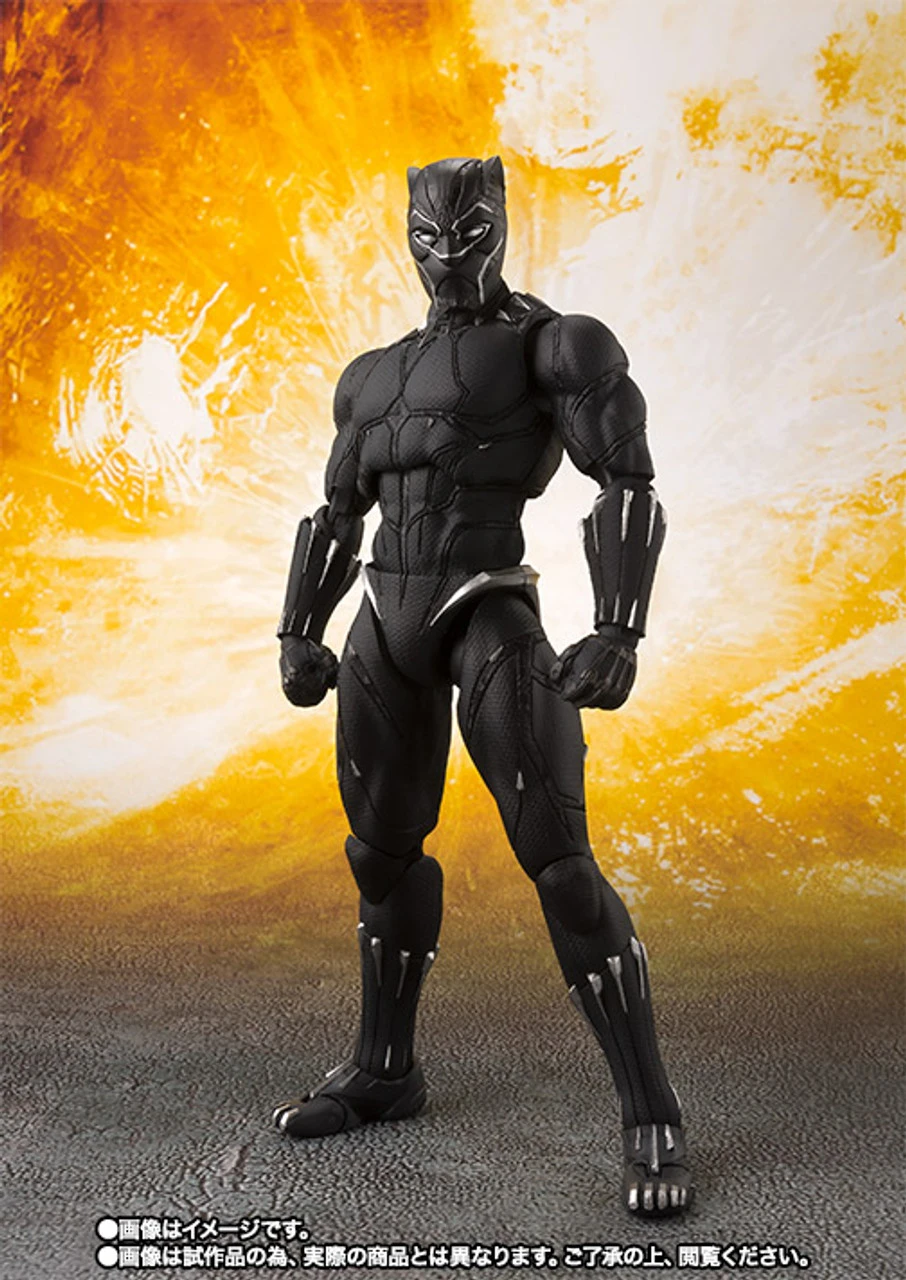 Bandai S.H.Figuarts Black Panther (Avengers: Infinity War) Action Figure 4 Bandai S.H.Figuarts Black Panther (Avengers: Infinity War) Action Figure - Image 2