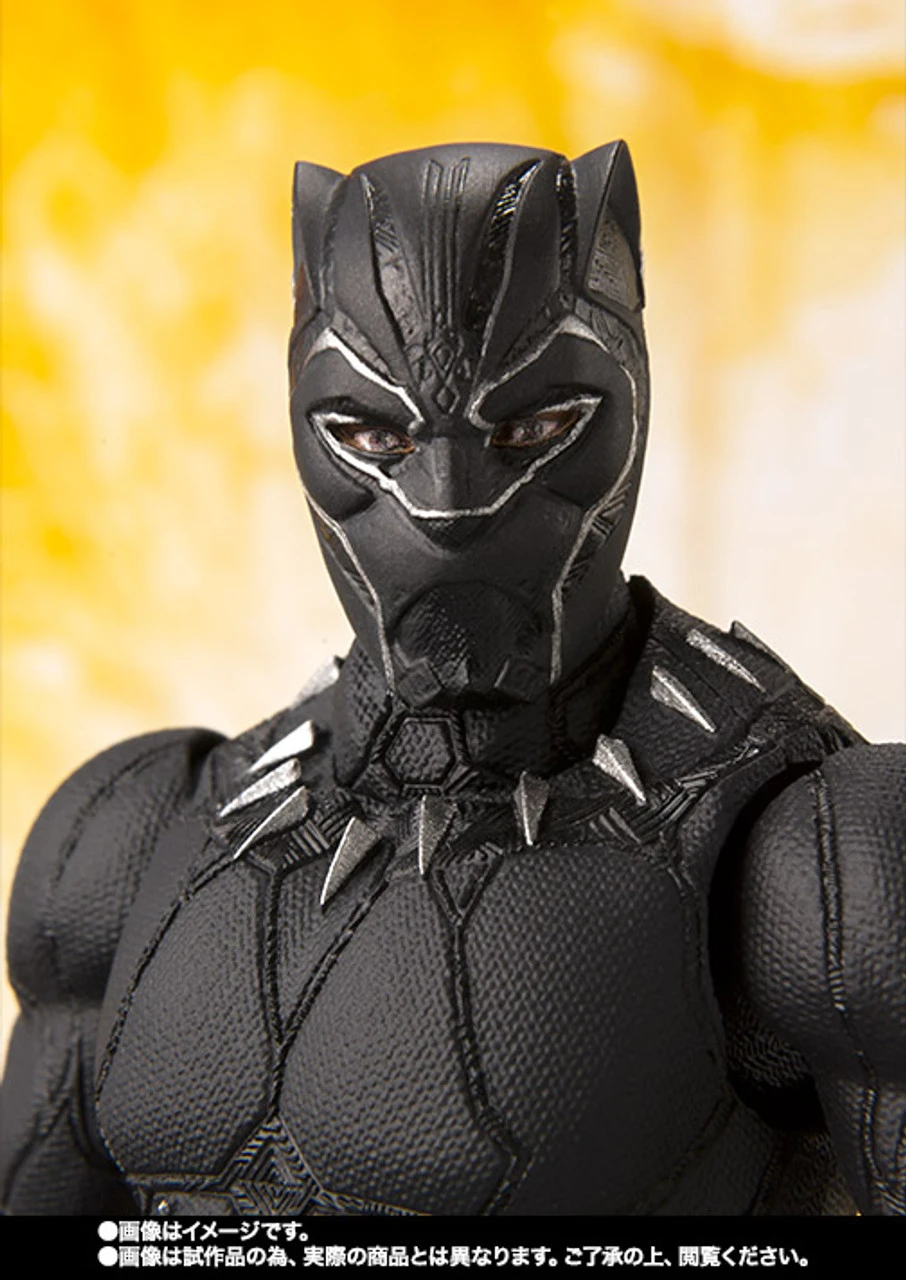 Bandai S.H.Figuarts Black Panther (Avengers: Infinity War) Action Figure 7 Bandai S.H.Figuarts Black Panther (Avengers: Infinity War) Action Figure - Image 5