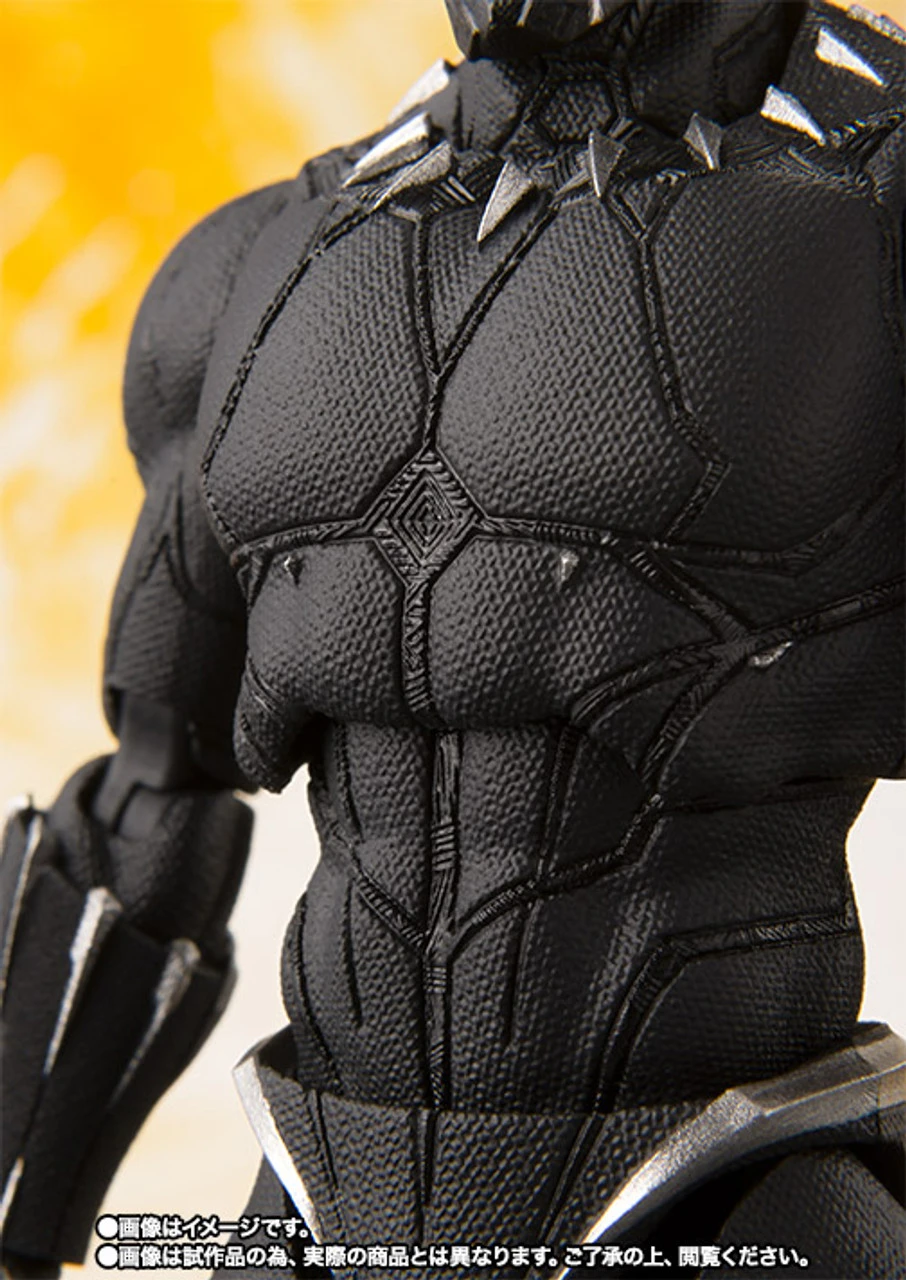 Bandai S.H.Figuarts Black Panther (Avengers: Infinity War) Action Figure 8 Bandai S.H.Figuarts Black Panther (Avengers: Infinity War) Action Figure - Image 6