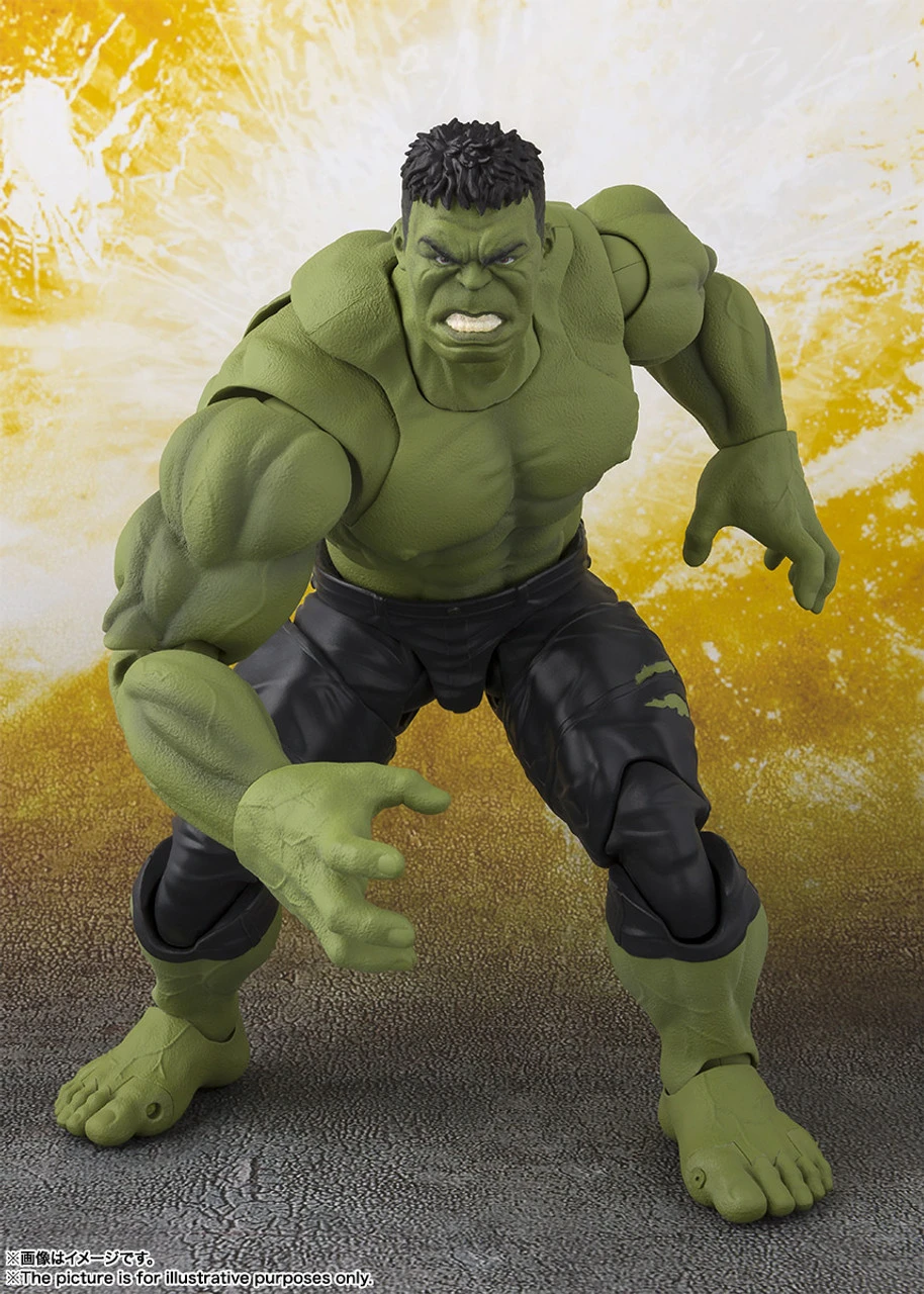 Bandai S.H.Figuarts Hulk (Avengers: Infinity War) Action Figure 3 Bandai S.H.Figuarts Hulk (Avengers: Infinity War) Action Figure