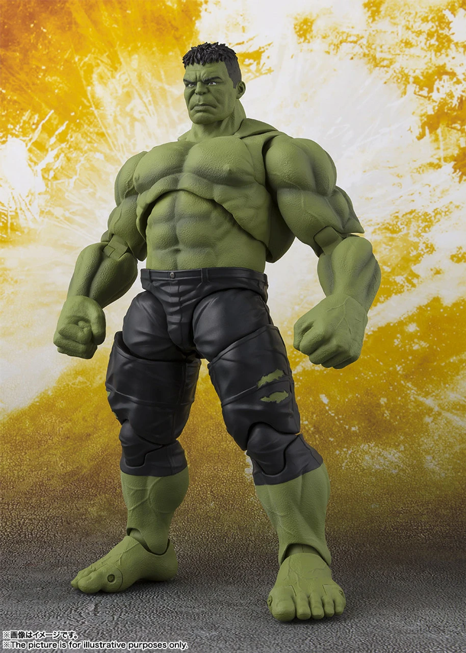 Bandai S.H.Figuarts Hulk (Avengers: Infinity War) Action Figure 4 Bandai S.H.Figuarts Hulk (Avengers: Infinity War) Action Figure - Image 2