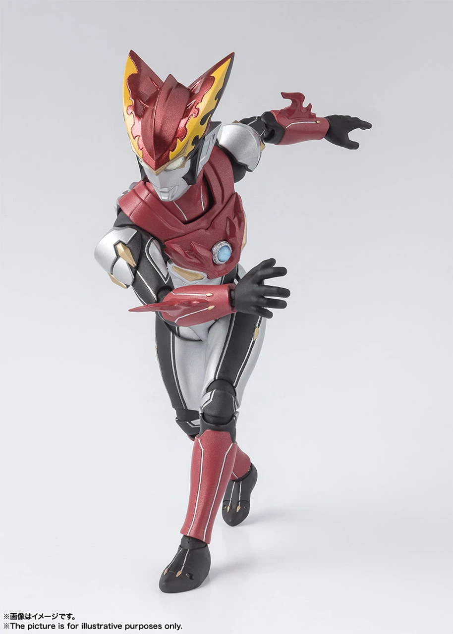 Bandai S.H.Figuarts Ultraman Rosso Flame Action Figure (with Bonus) 4 Bandai S.H.Figuarts Ultraman Rosso Flame Action Figure (with Bonus) - Image 2