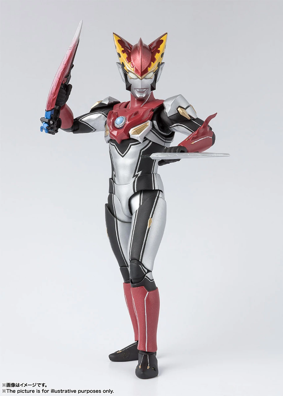 Bandai S.H.Figuarts Ultraman Rosso Flame Action Figure (with Bonus) 6 Bandai S.H.Figuarts Ultraman Rosso Flame Action Figure (with Bonus) - Image 4